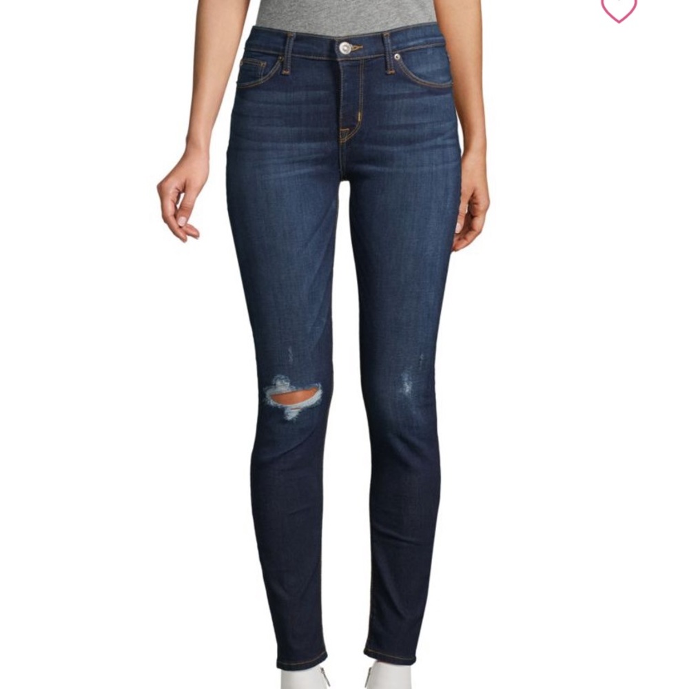 Hudson Krista Distressed Super Skinny Jeans